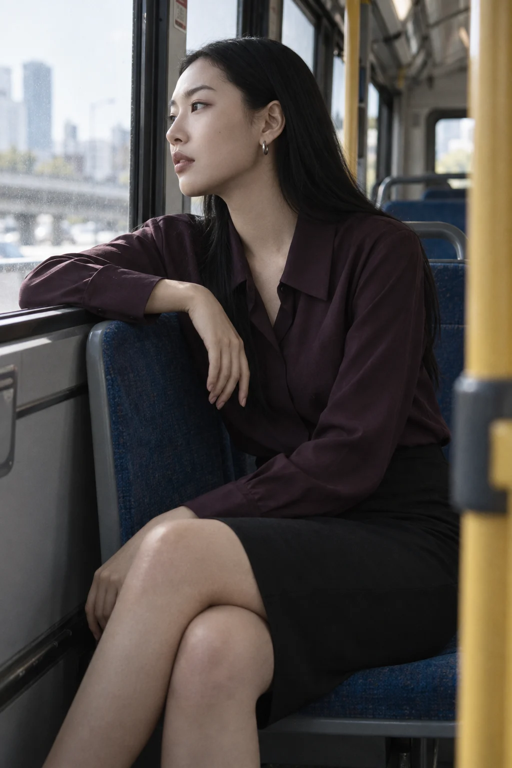 林序，真人面容参考的 AI 虚拟角色