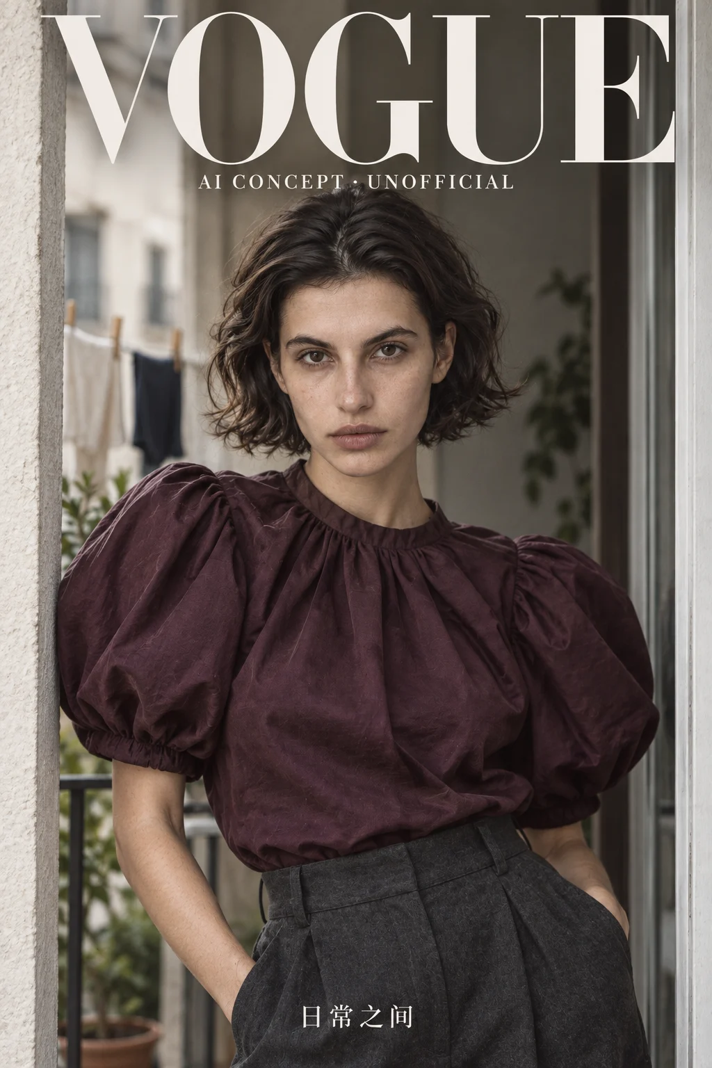 Vogue · 阳台微风 AI 概念样刊