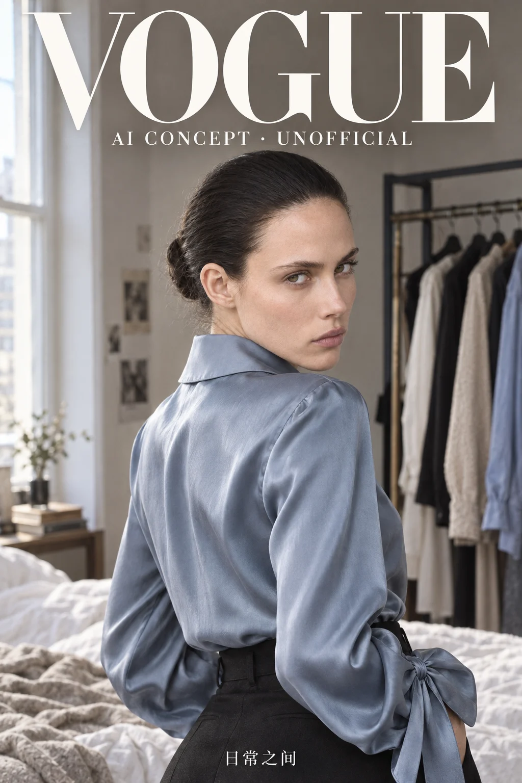 Vogue · 房间蓝调 AI 概念样刊