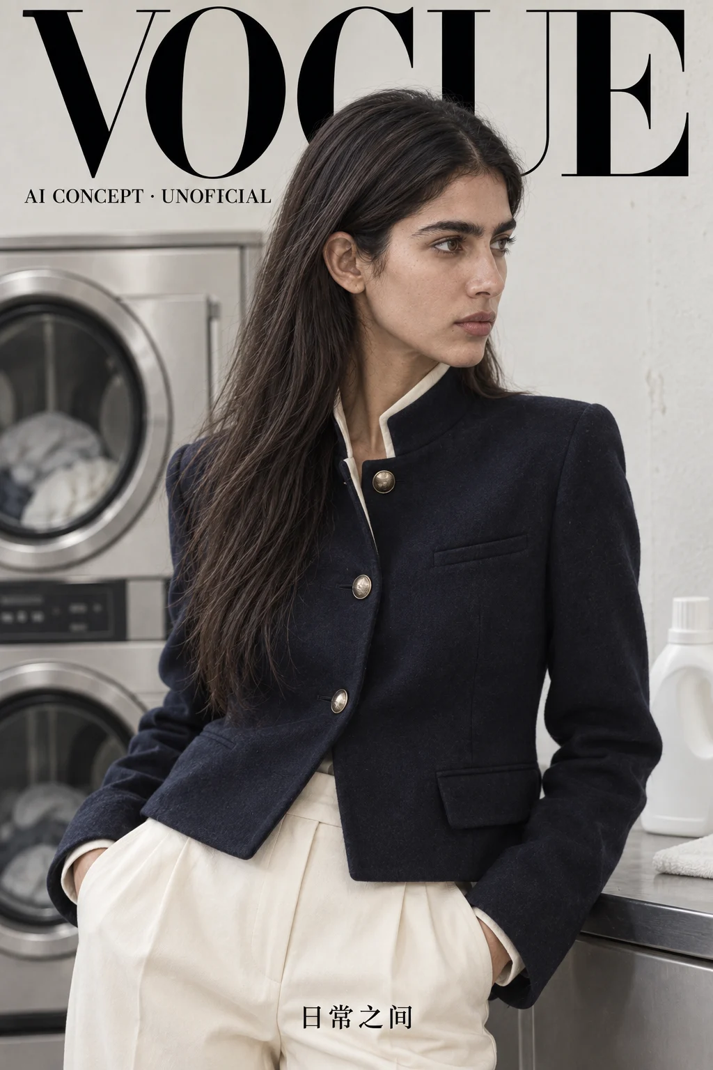 Vogue · 洗衣房片刻 AI 概念样刊