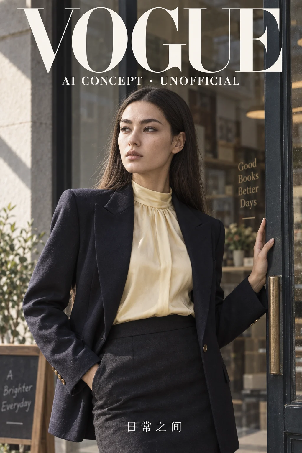 Vogue · 店门午后 AI 概念样刊